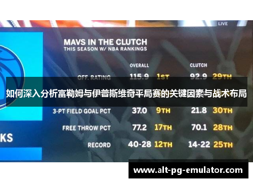 如何深入分析富勒姆与伊普斯维奇平局赛的关键因素与战术布局